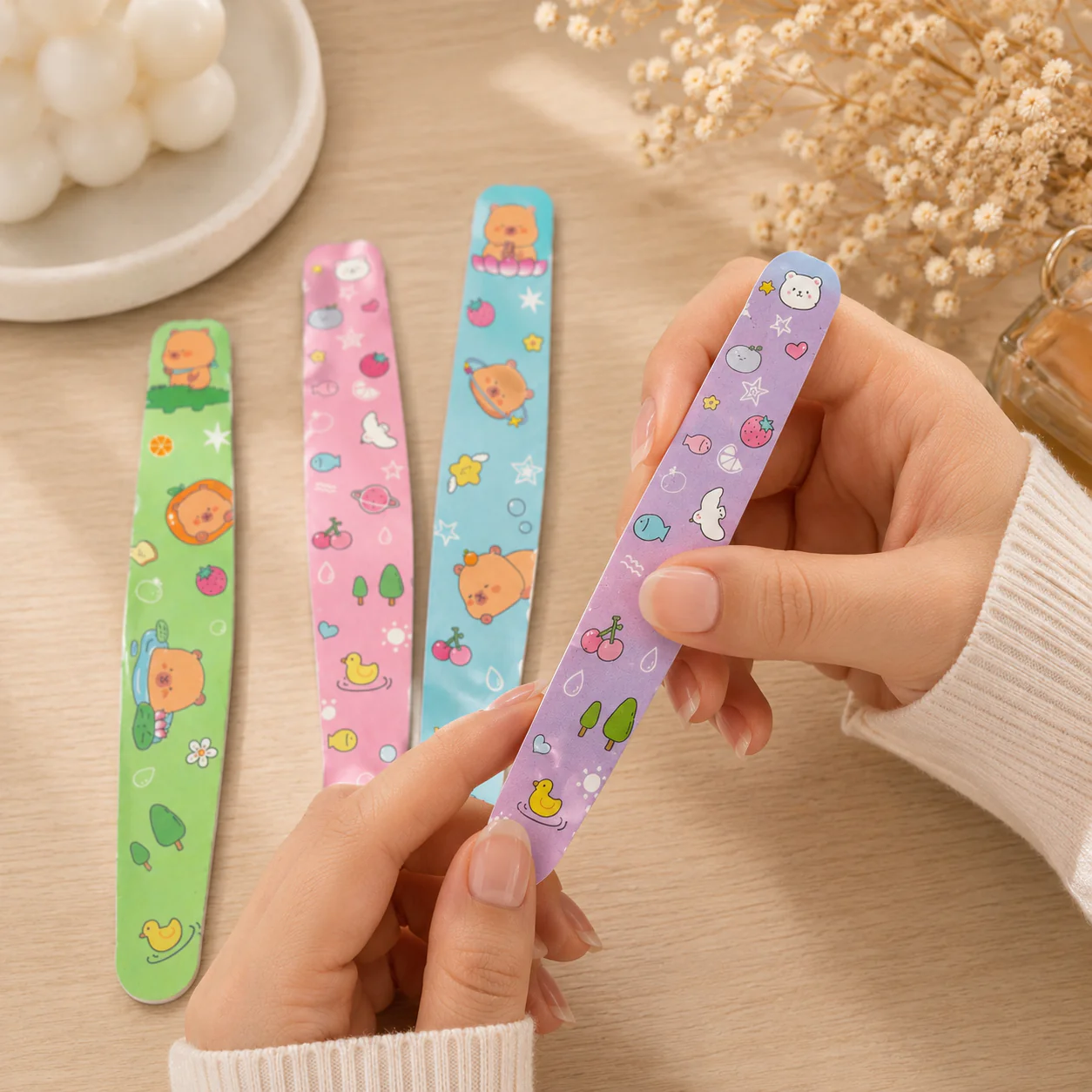 24 Limas para Uñas Capibaras Hermosas $3.5 c/u