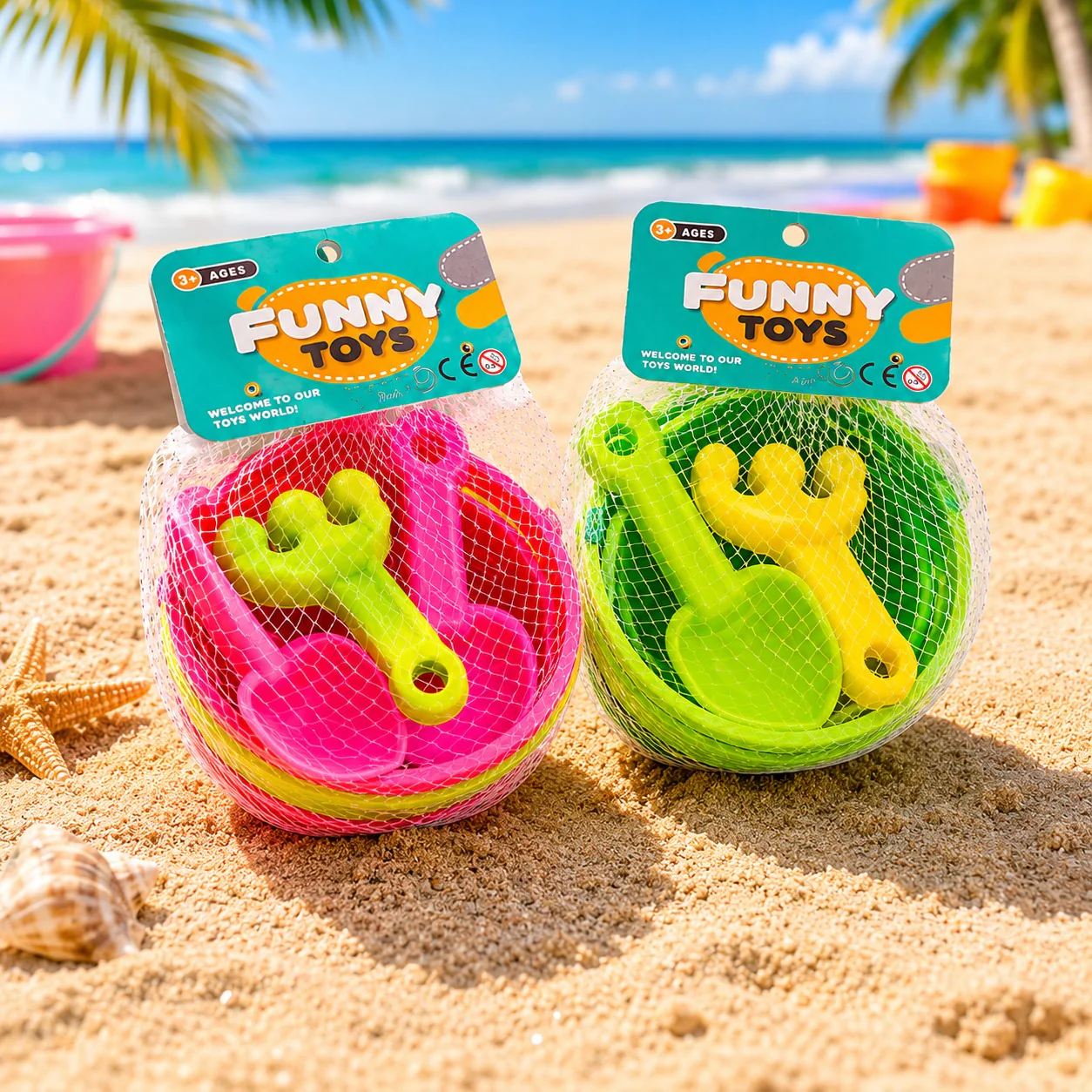 Exclusivo Tienda en linea 💥💎2 Juguetes para Playa Cubeta Expandible Pala y Figuras $78 c/u - Image 3