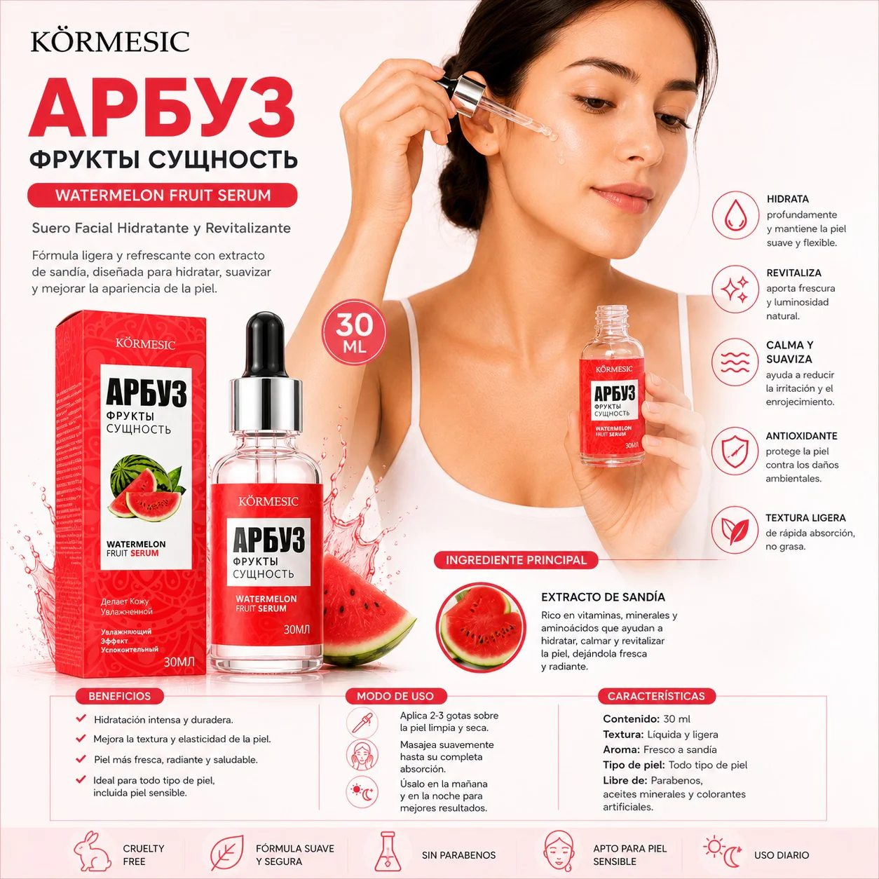 Exclusivo Tienda en linea 💥💎3 Serúm Facil de Sandia 30ml $25 c/u - Image 2