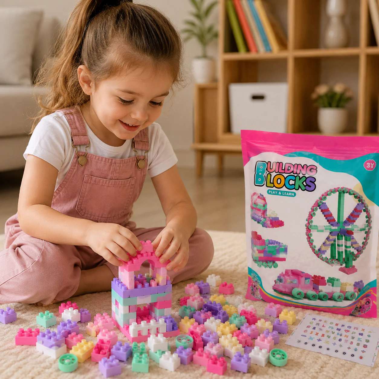 Exclusivo Tienda en linea 💥💎Bolsa con 250 Bloques tipo Legopara Armar "Building Blocks" - Image 3